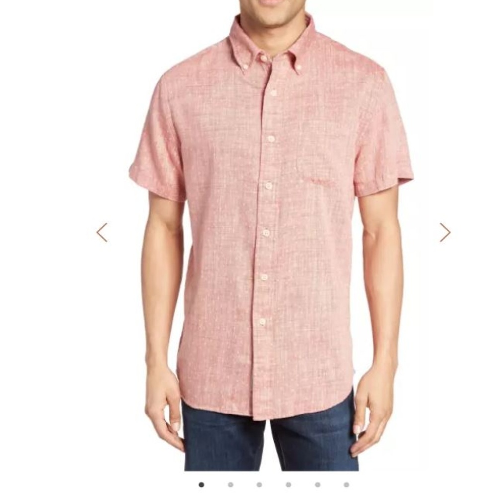 Grayers Moby Trim Fit Print Summer Twill Sport Shi